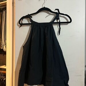 Who What Wear Black Strappy Top